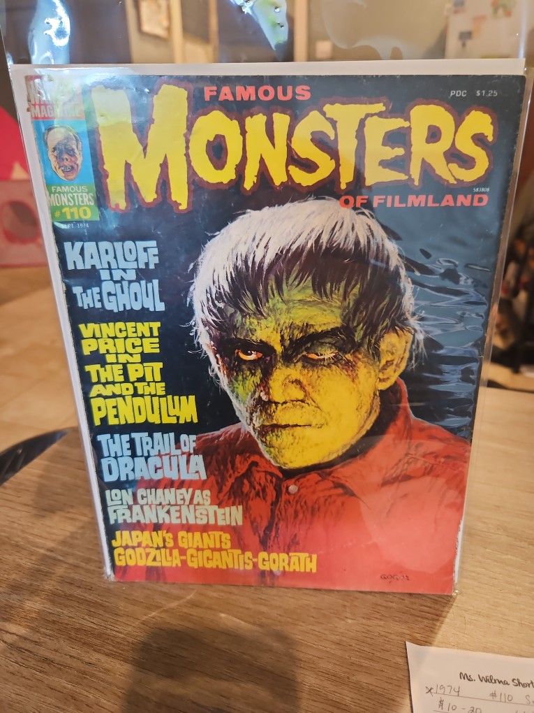1974 Sept. Famous Monsters Of Filmland #110