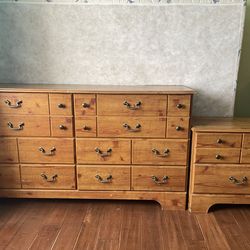 Dresser night stand set