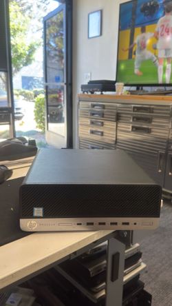 Hp Desktop G5 PC SSF Intel i5-9500 with 8GB RAM , 500GB HD , Windows 11 Pro and a Power Cord
