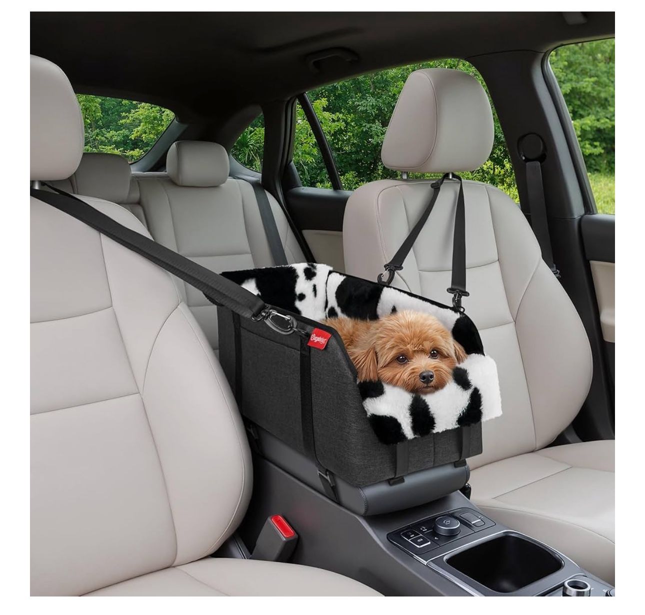 BurgeonNest Center Console Small Dog Car Seat