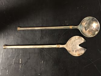 Silver Salad Set