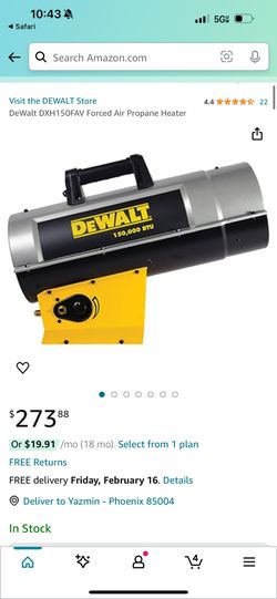 Dewalt Propane Heater
