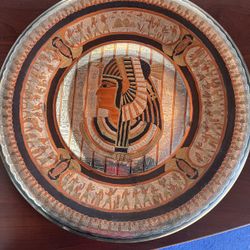 Egyptian Themed Decorative Plate