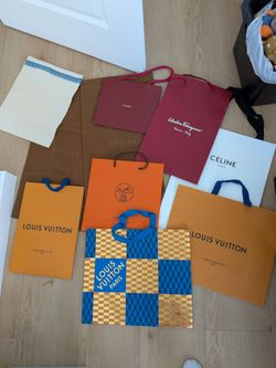 Designer Bag Lot: Hermes, Cartier, Louis Vuitton, Celine, Gucci, Ferragamo, Tory Burch