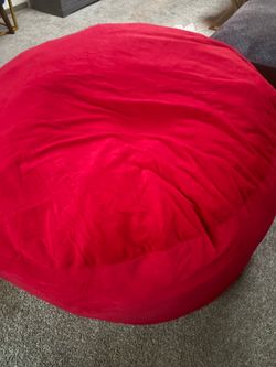 Large Red Bean Bag Chair