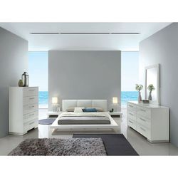 Brand New White 5pc Queen Bedroom Set (Available In California & Eastern King)