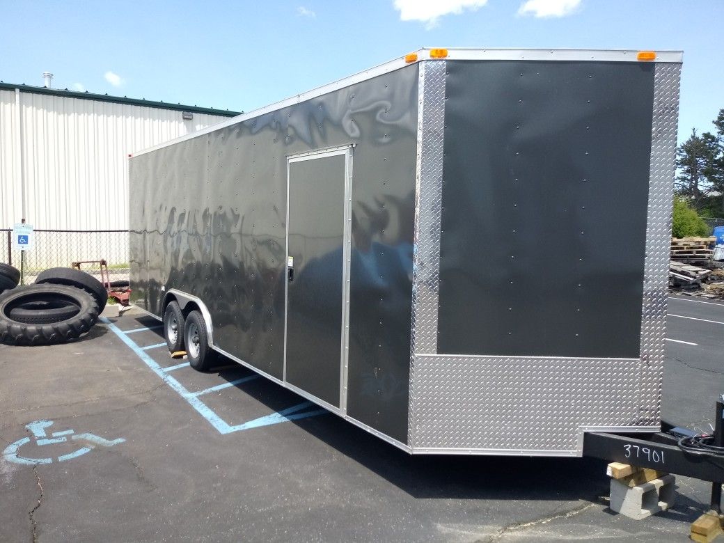 ENCLOSED VNOSE TRAILERS NEW 20FT 24FT 28FT 32FT