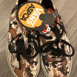 BNIB - Girls Cat Print Vans 