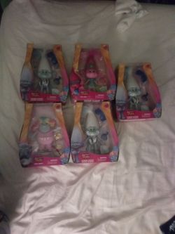 DreamWorks Trolls Action Figure Set of 5