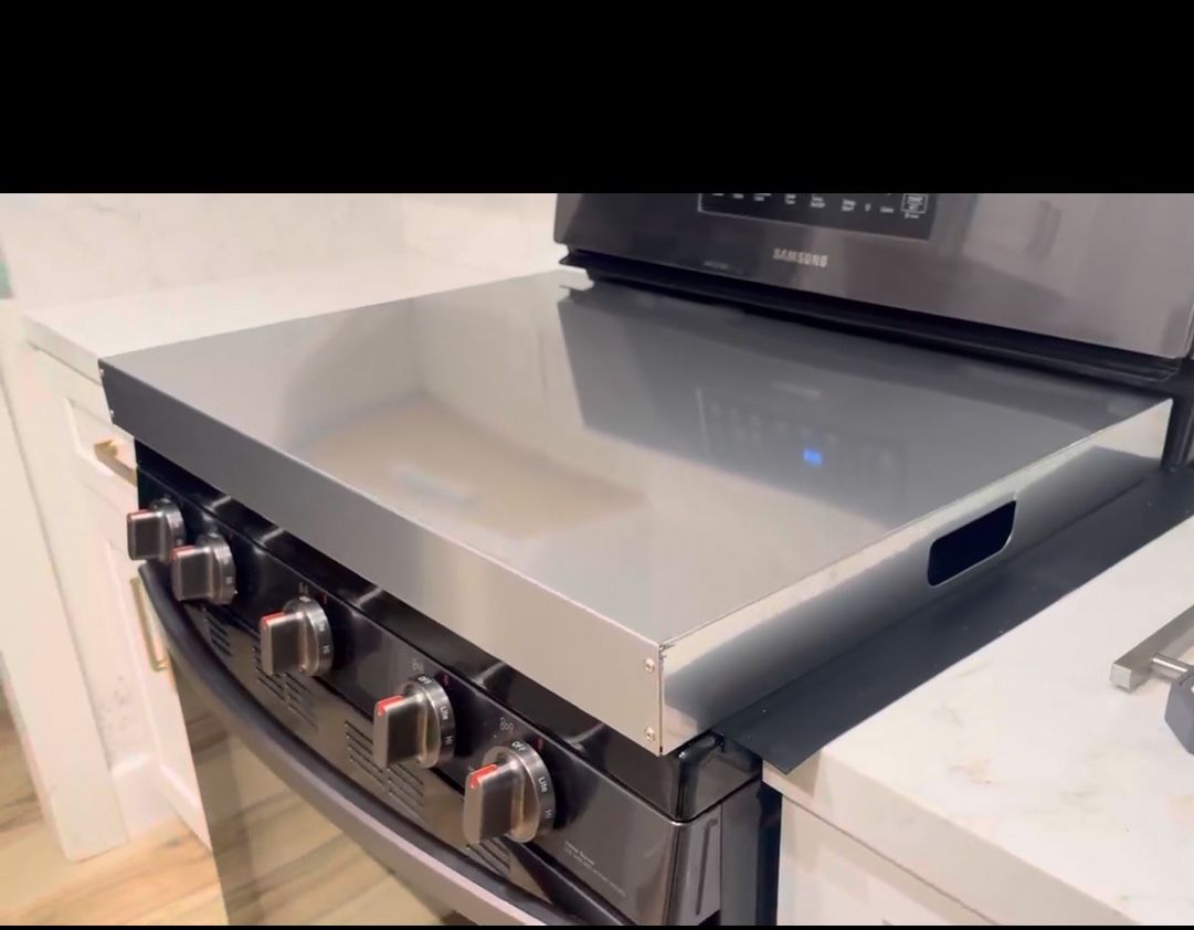 Stainless Stove Cover For Gas Or Electric 