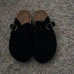 Black clogs