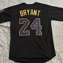 Kobe Bryant "Mamba" baseball jersey.