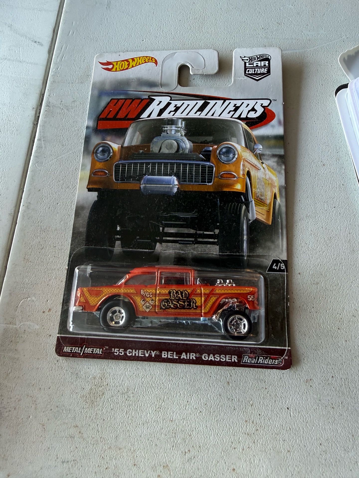 Hot wheels HW recliners 55 Chevy bel air gasser