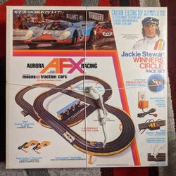 Aroura AFX Racing Slot Car Set Jackie Stewart's Winners Circle