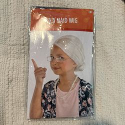 Kids Old Lady Wig 