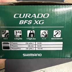 Shimano Curado BFS Reel **BRAND NEW**