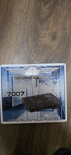 AUTOTEK 7007 Autotek Half-DIN 4-Band 2-Way Equalizer/Crossover BRAND NEW