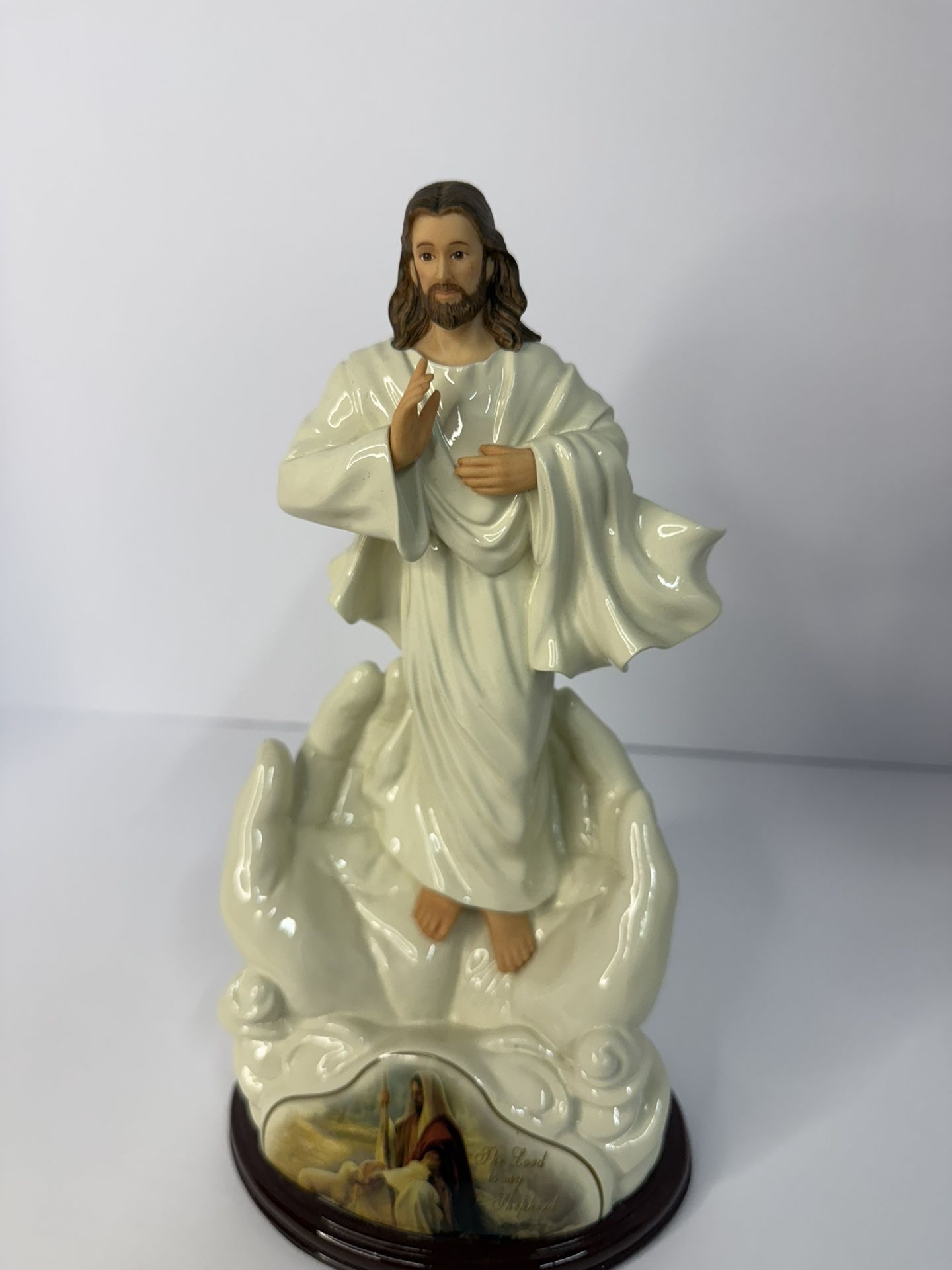 BRADFORD EXCHANGE GREG OLSEN WITH YOU ALWAYS JESUS CHRIST STATUE SCULPTURE