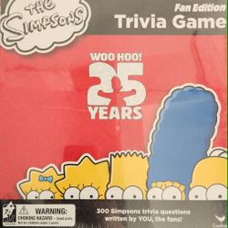 The Simpsons 25th Anniversary Trivia Board Game, Fan Edition