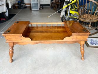 Ethan Allen vintage coffee table—solid wood