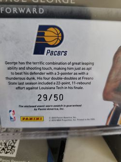 Pacers Paul George Rookie Patch Card for Sale in Paramount, CA - OfferUp