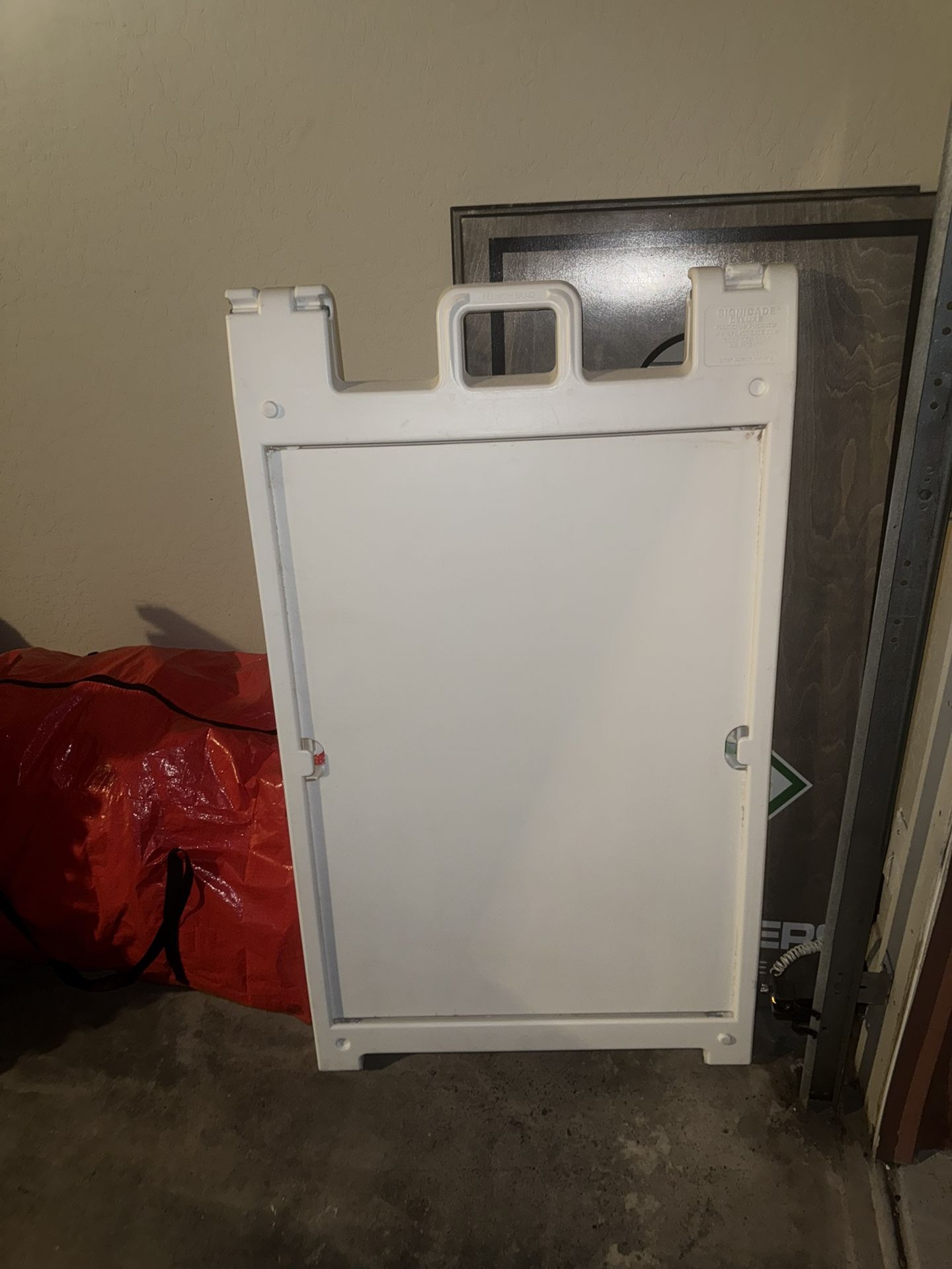 Blank White A Frame Sign