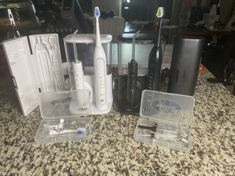 Waterpik Complete Care 9.0 Electric Toothbrush with Water Flosser White and Black Set