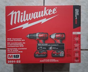 Milwaukee m18 compact 2 tool combo kit