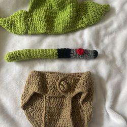 Baby Yoda Crochet Outfit