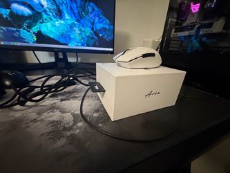 Aria Wired Gaming Mouse White