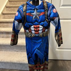 Captain America Boys Youth Costume Small(4T/5T)