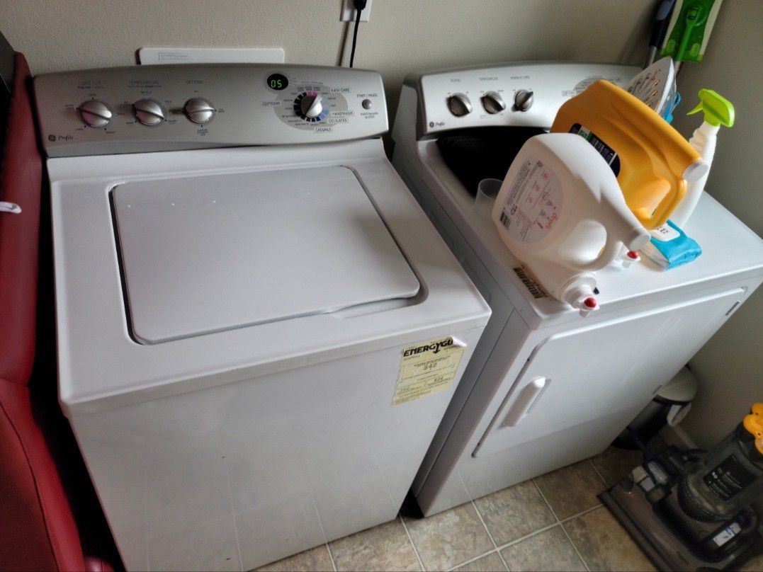GE Profile Washer And Dryer 