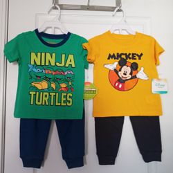 Mickey Mouse /Ninja Turtle Jogger Sets