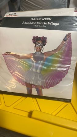 Halloween Rainbow Wings For Adult Costume