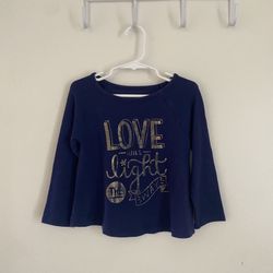 Cat & Jack Long Sleeve Shirt Top - Size 2T - Used Great Condition
