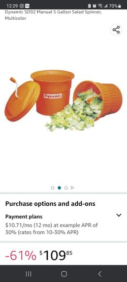 Dynamic Manual Salad Dryer