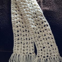 Handmade Beige Scarf