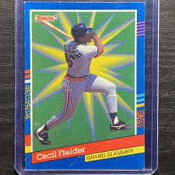 1991 Donruss Grand Slammer Cecil Fielder Baseball Card #7