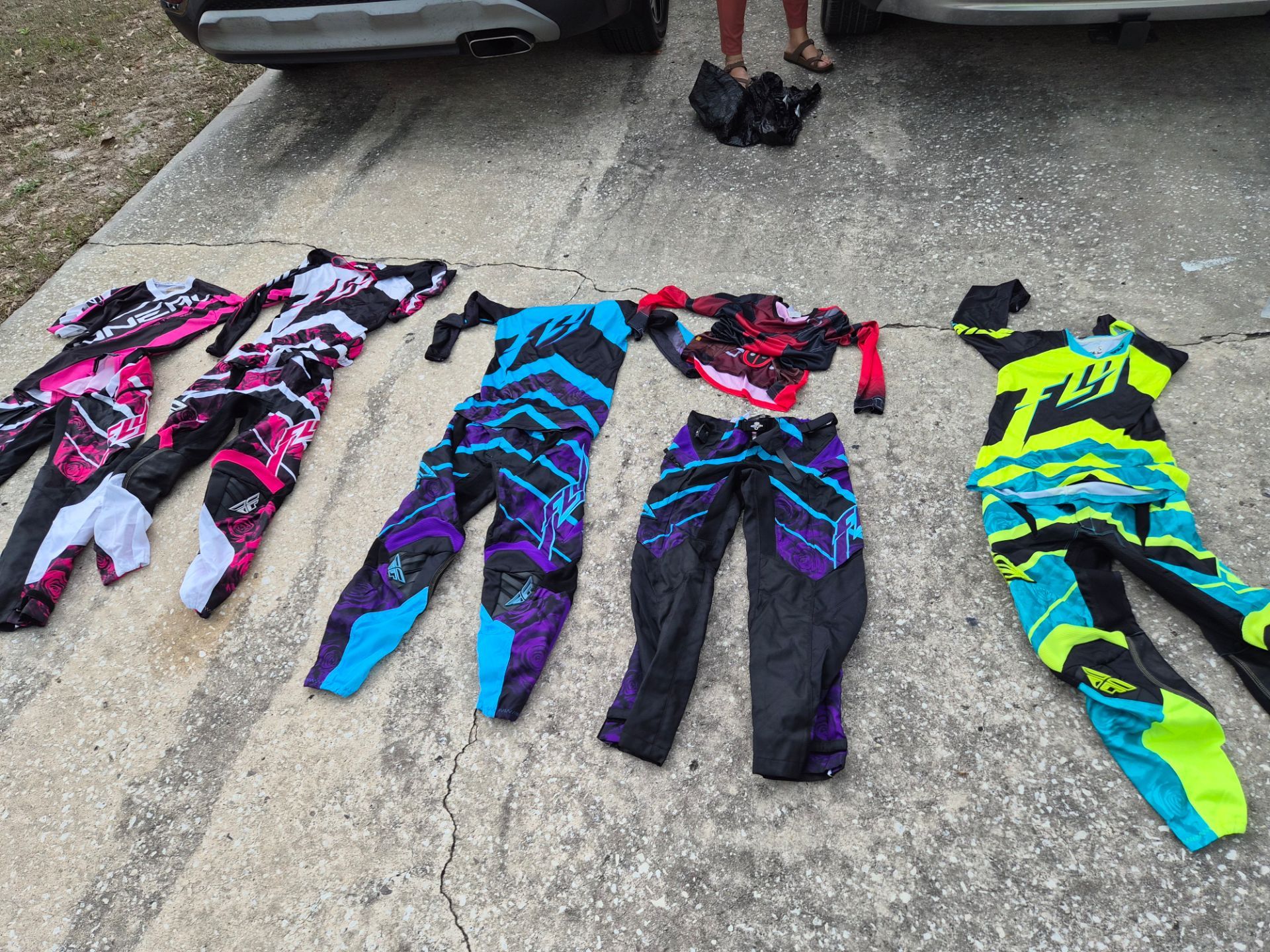 Fly Racing Kinetic Women Moto Gear Set - Pant and Jersey Combo