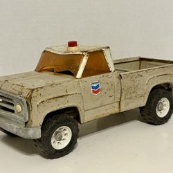 Vintage Chevron Tonka Police Maintenance Truck 