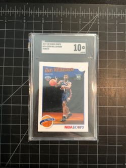 2019 Hoops Rookie Zion Williamson Gem Mint 10