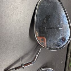 Harley Left Chrome Mirror. As Shown