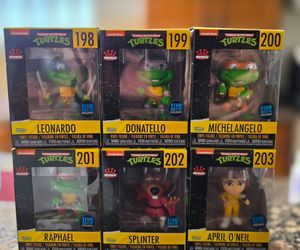 Teenage Mutant Ninja Turtles Funko Mini Full Set