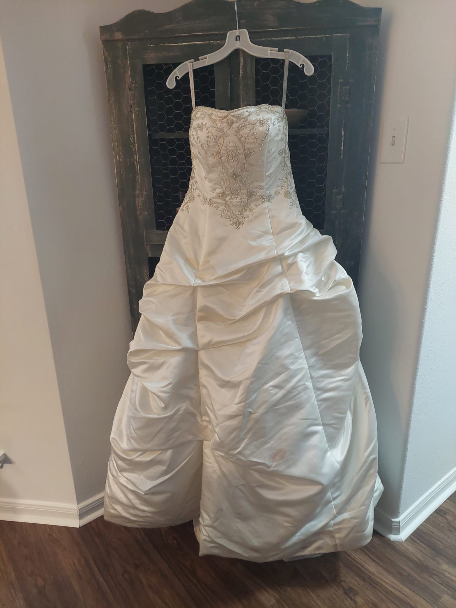 Alfred Angelo Strapless, Princess Cut Wedding Dress