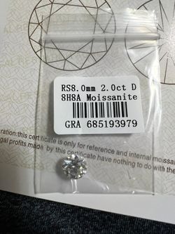 2ct Moissanite Diamond