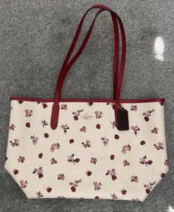 Coach Bags Coach City Tote With Ladybug Floral Print With Slim Wallet
