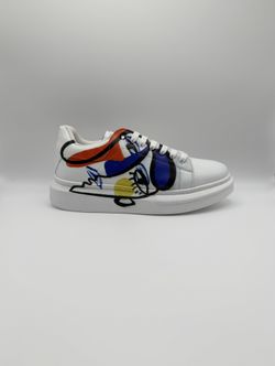 Brand New Custom Art Women Fashion Sneaker Platform Comfortable Size 8