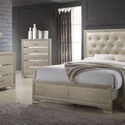 Beaumont Champaign Queen Bed