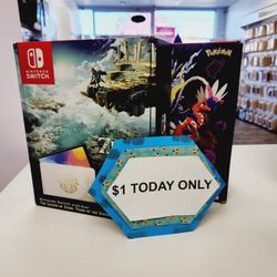 New Nintendo Switch OLED Gaming Console - $1 Today Only