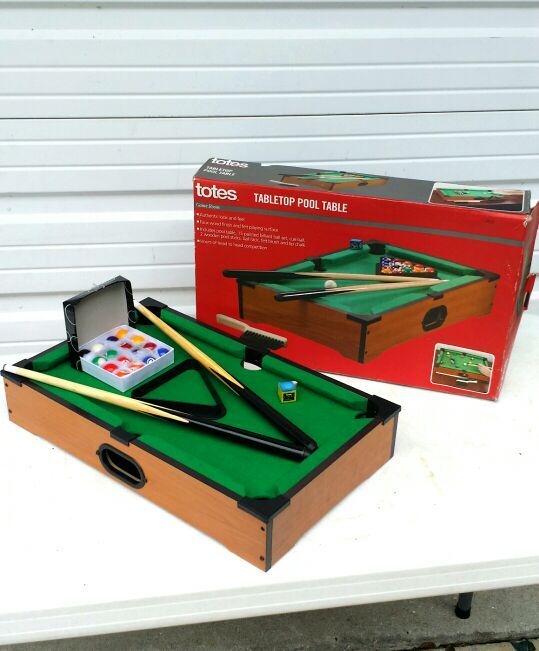 Totes Tabletop Pool Table in Box for Sale in Orange City, FL OfferUp